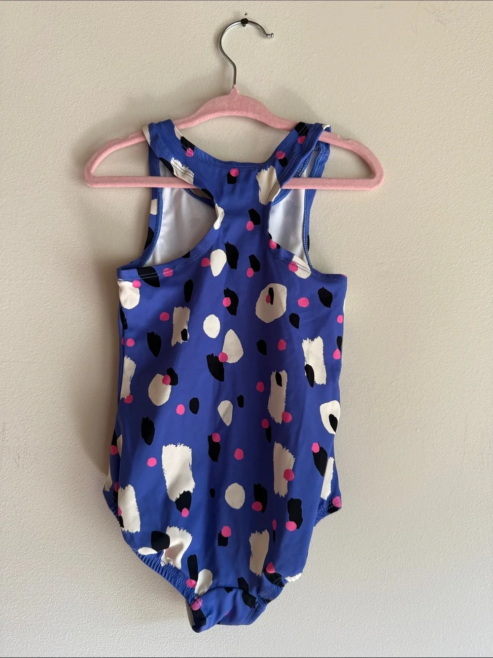 HANNA ANDERSSON Blue Polka Dot Bodysuit - Dance Leotard